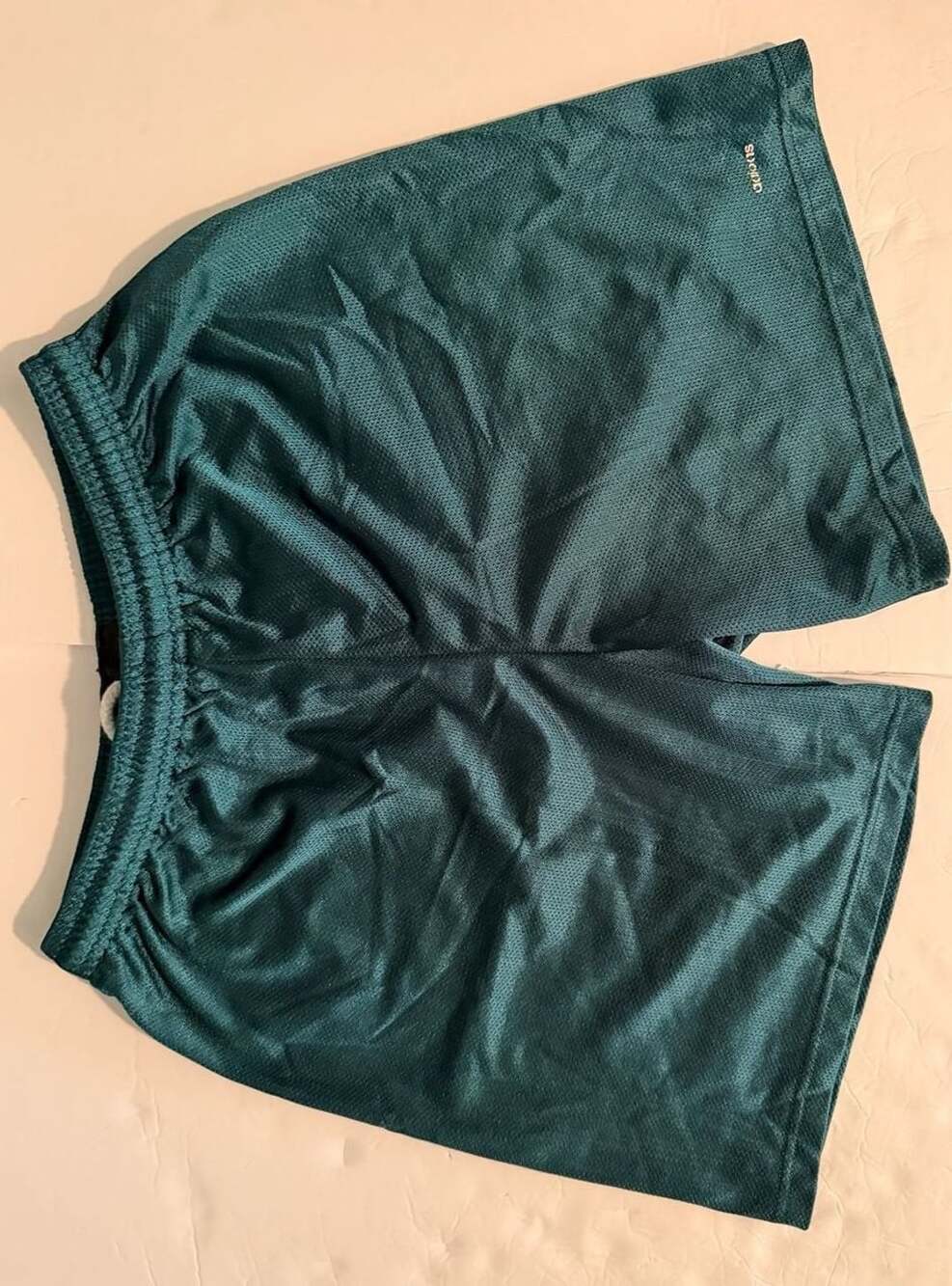 Vintage Adidas Teal Green Mesh Athletic Gym Shorts Size S